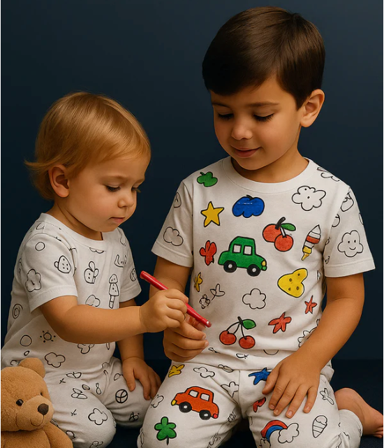 DIY‑Pyjama‑Malset